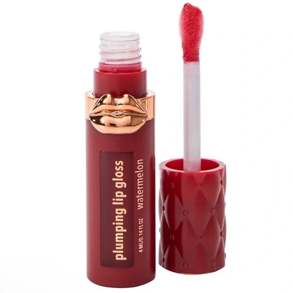 Plumping Lip Gloss - Coconut (clear) Pink Sugar, Watermelon, Strawberry & Cherry - Picture 6 of 8